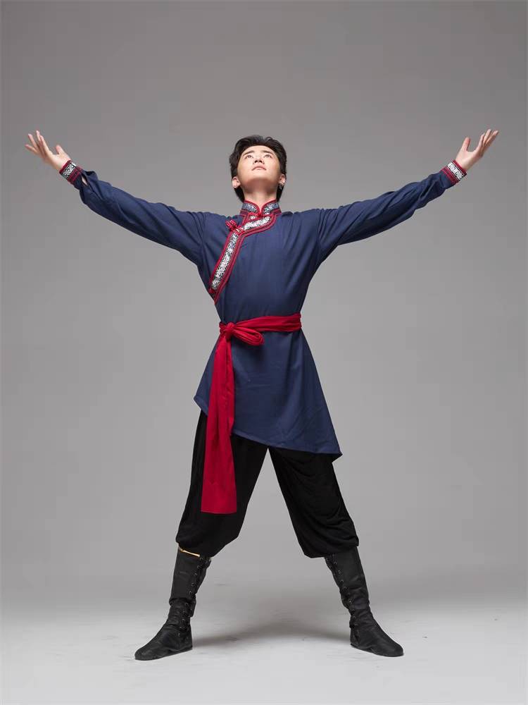 New Mongolian Dance Clothing Performance Female Modern Nation -Mongolian Prairie Dance Clothing Rental