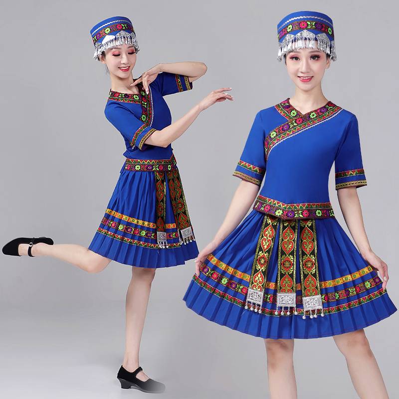 The new Miao performance service minority clothing female Guangxi March 3 Yao family and Yi family Yi dance clothing