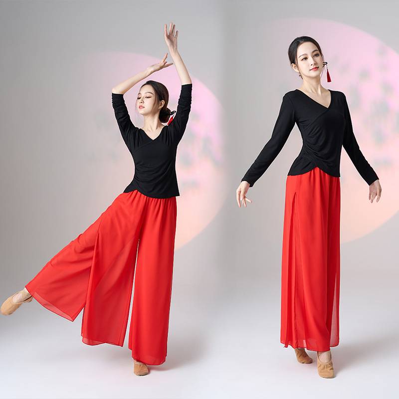 Classical dance suit set elegant national dance exercises performance stage service square dance show show Modal art test