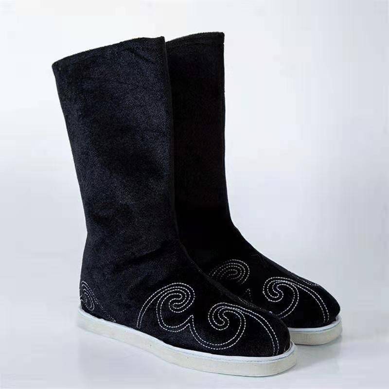 Old Beijing cloth shoes shallow mouth girl dance performance ethnic style ancient Chinese clothes embroidered shoes students leisure flat bottom