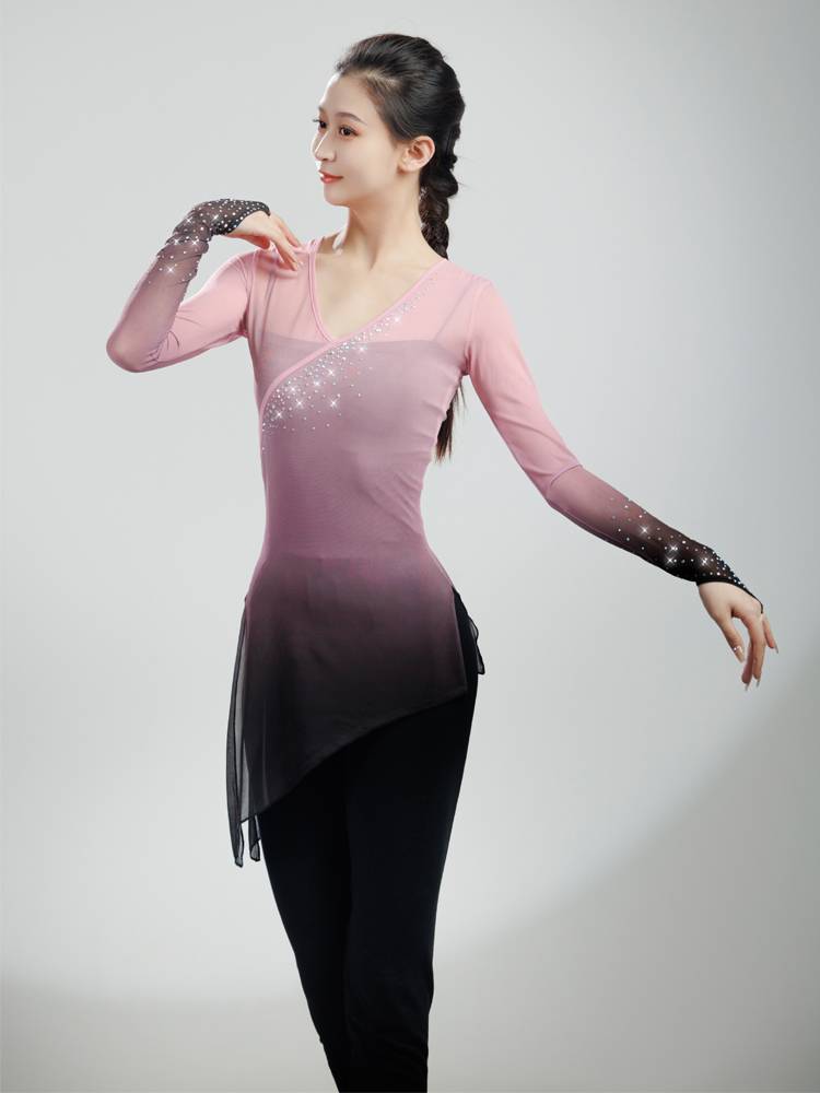 Gradient Classical Dance Farm Clothing Rhyme Dance Dance Dance Dance Dance Gong Chinese Dance Arts Examinations National Dance Fairy Performing Girls