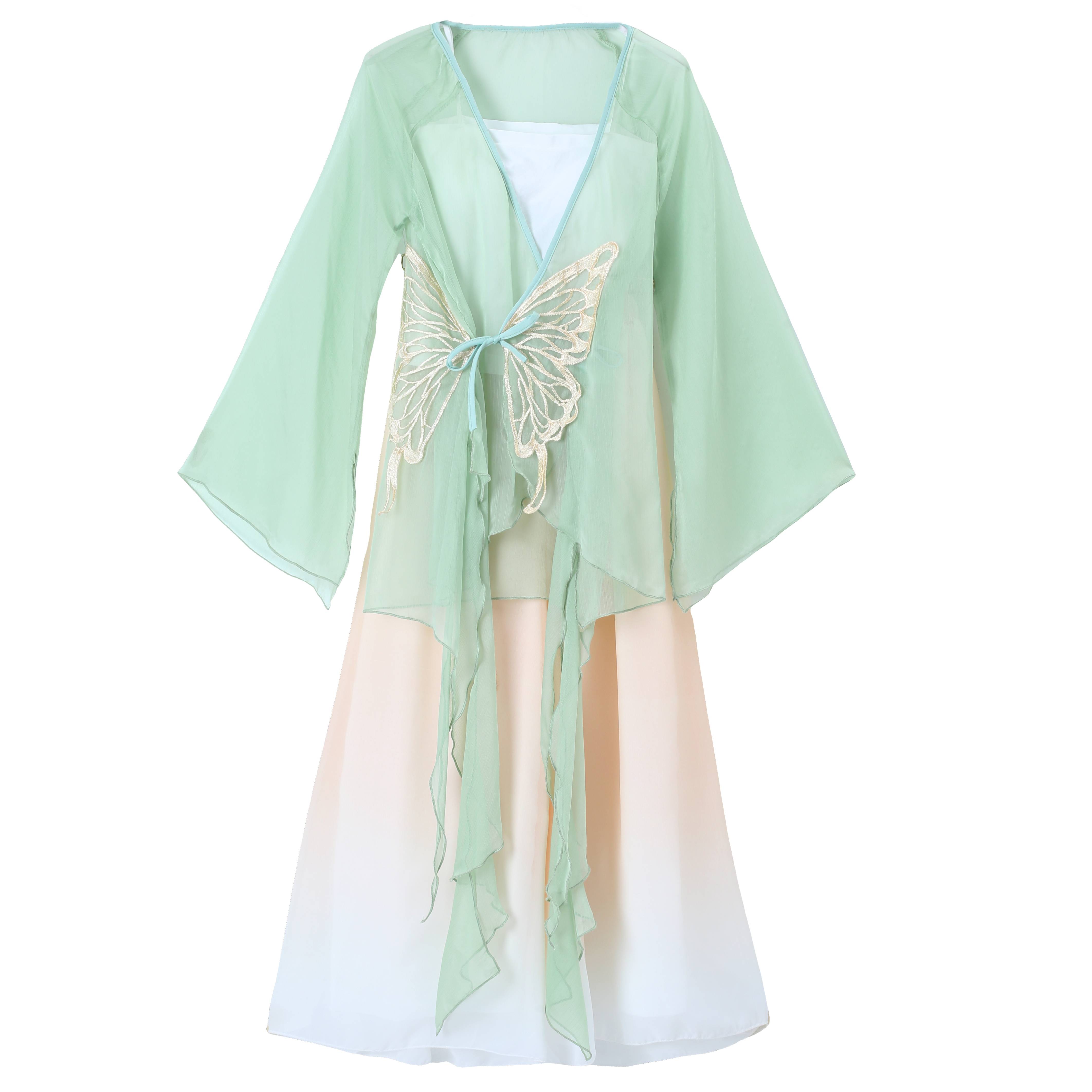 Classical dance service professional practice service national dance long chiffon yarn Chinese dance performance table acting test clothing clothing