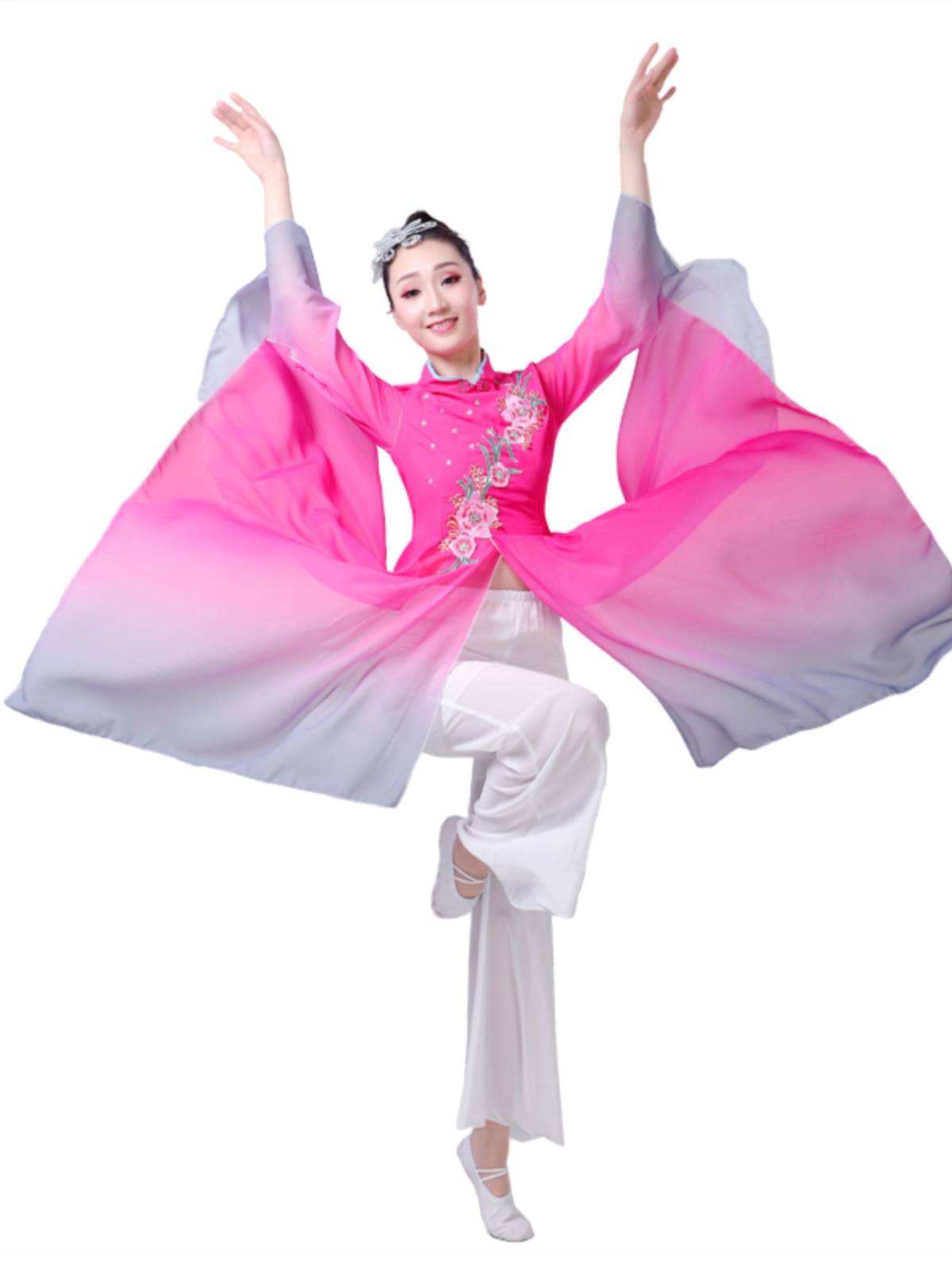 New Classical Dance Performance Servant Female Female Yangge Dance Dance Fan Dance Plaza Dance Civilian Chinese style