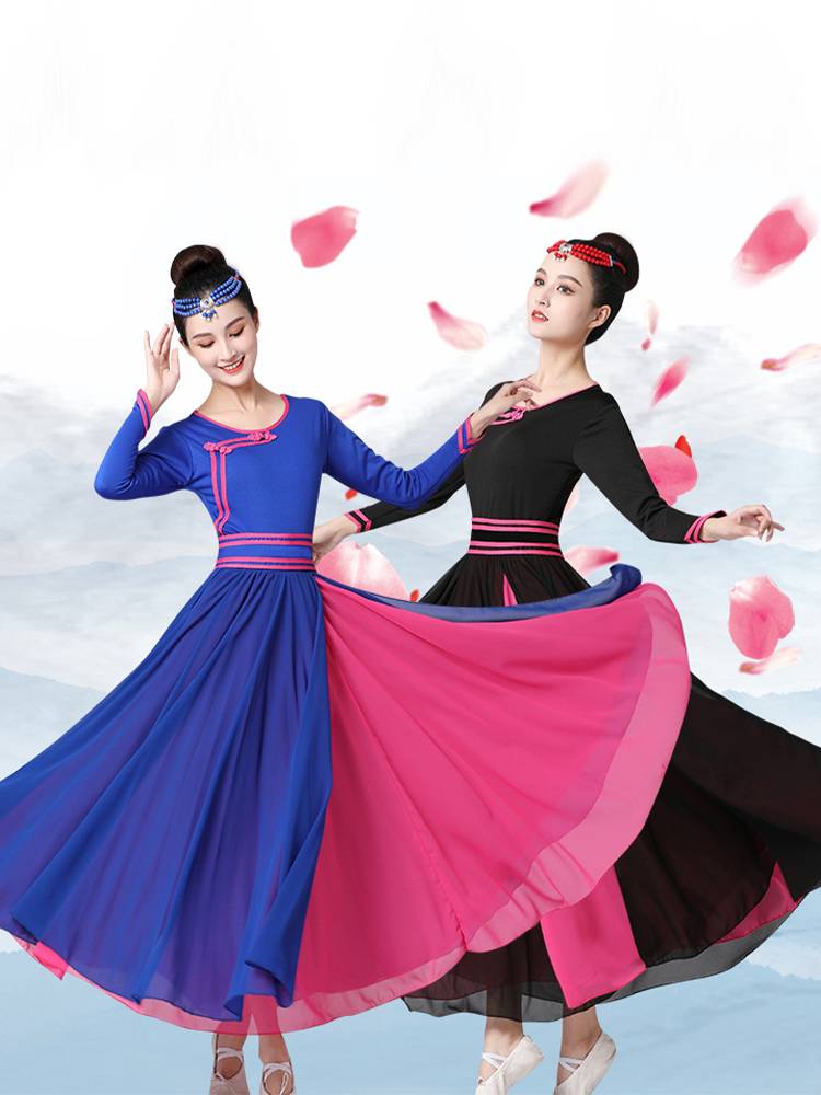 Mongols Summer Monu Dance and Clothes Show Woman Modern Arts Examination Modern National Wind minority