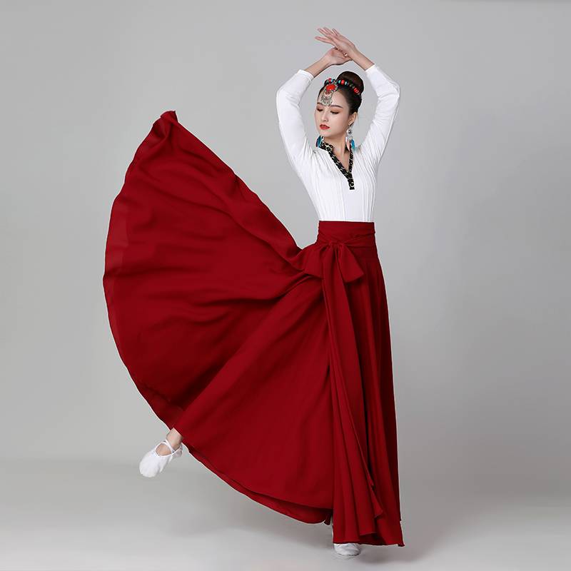 Chinese dance dance service female practice service Tibetan modern dance Xinjiang performance service national elegant classical dance skirt