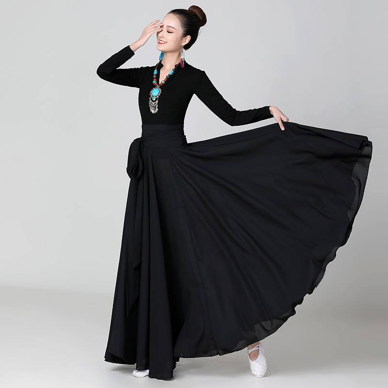 Chinese dance dance service female practice service Tibetan modern dance Xinjiang performance service national elegant classical dance skirt