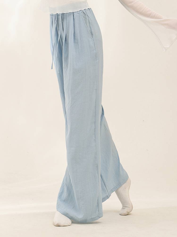 Chun Ruoji Modern Dance Practice Pocket Pocket Boat Wide Wide Pants Sely Chinese Dance National Classical Dance Series
