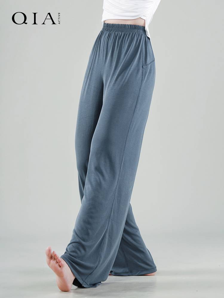Kia Classical Dance Female Pants Spring and Summer, Pacific Loose Wide Pants Modern National Dance Pants Adult Pants
