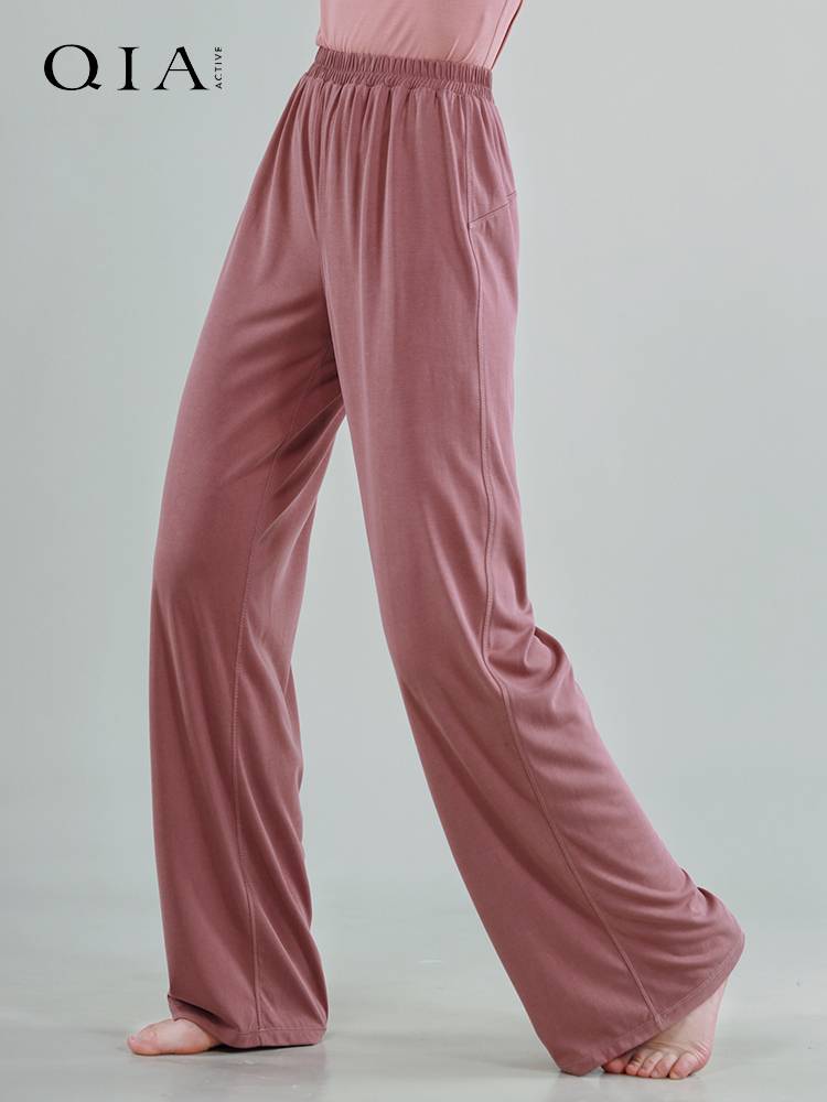 Kia Classical Dance Female Pants Spring and Summer, Pacific Loose Wide Pants Modern National Dance Pants Adult Pants