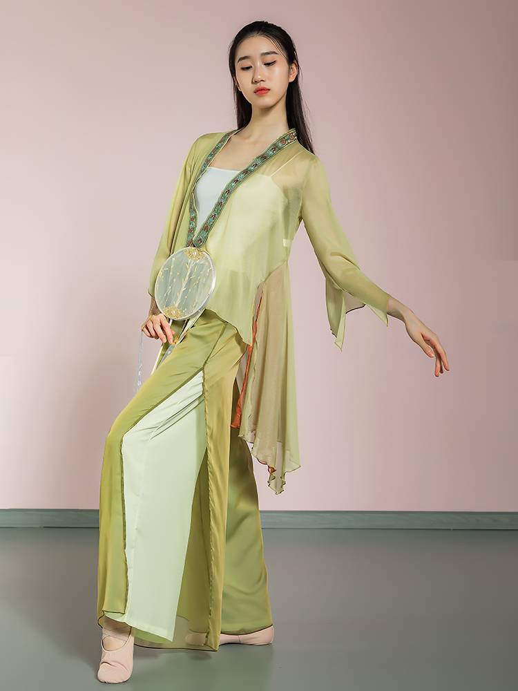 Classical Dance Dance Practice Female New Permanent Rhymes Yaosa Chinese Style National Dance Performance Dance Dance Dress yb31