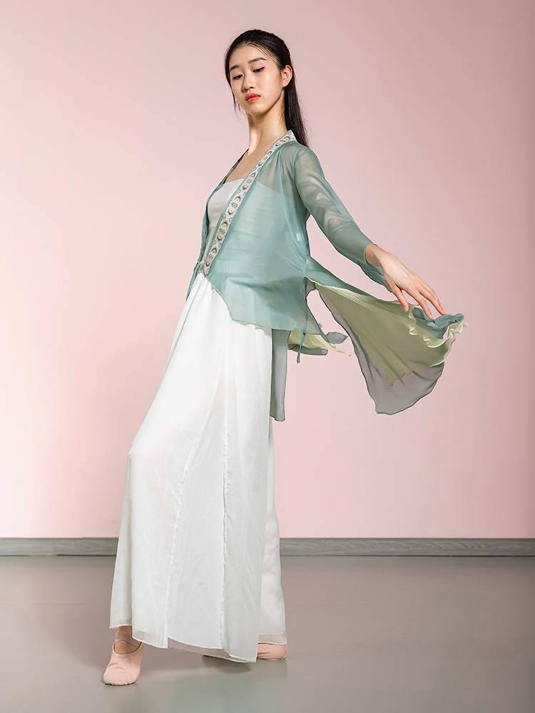 Classical Dance Dance Practice Female New Permanent Rhymes Yaosa Chinese Style National Dance Performance Dance Dance Dress yb31