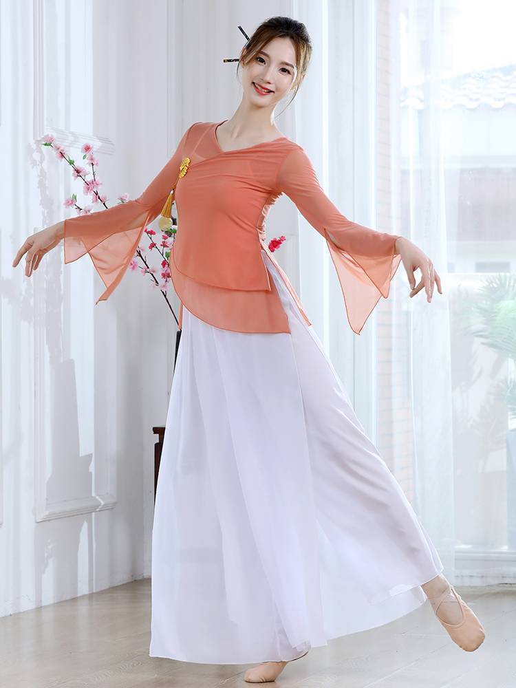 Classical dance service performance service new modern national dance practice service students stage dressing ancient style elegant gauze clothes