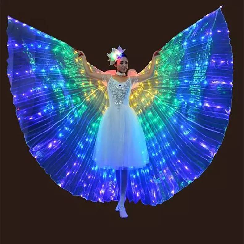 Performing light wings, fluorescent butterfly dance cloak, national stage clothing belly dance cloak ballet watch show