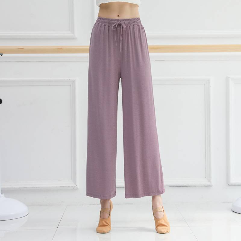Dance pants female Modal loose wide legs Modern dance thumbs practice pants Chinese national classical dance -shaped clothing
