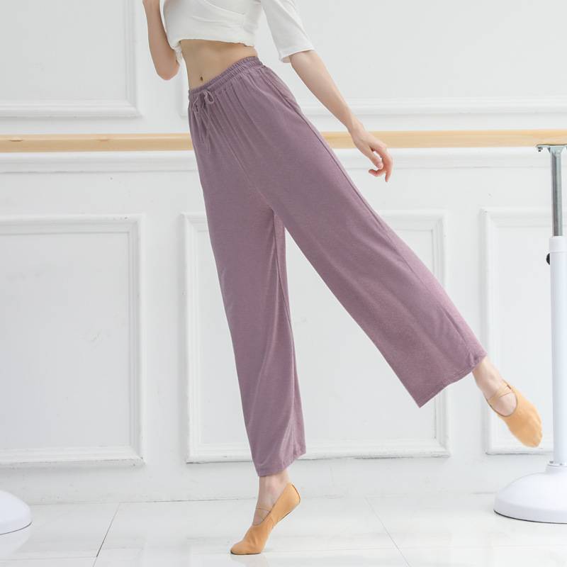 Dance pants female Modal loose wide legs Modern dance thumbs practice pants Chinese national classical dance -shaped clothing