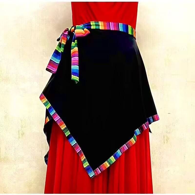 National April Performance Dancing Practice Fart Skirt (April Wrapywaste) Well -Complex Plaza Dance Tibetan Dance