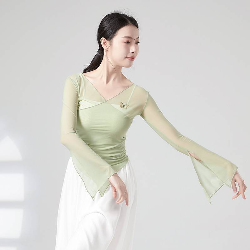 Classical Dance Body Rhyme Butterfly Mask Class Series Testing Practice Gonggui Chinese National Dance Clothing Girls