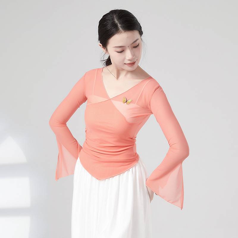 Classical Dance Body Rhyme Butterfly Mask Class Series Testing Practice Gonggui Chinese National Dance Clothing Girls