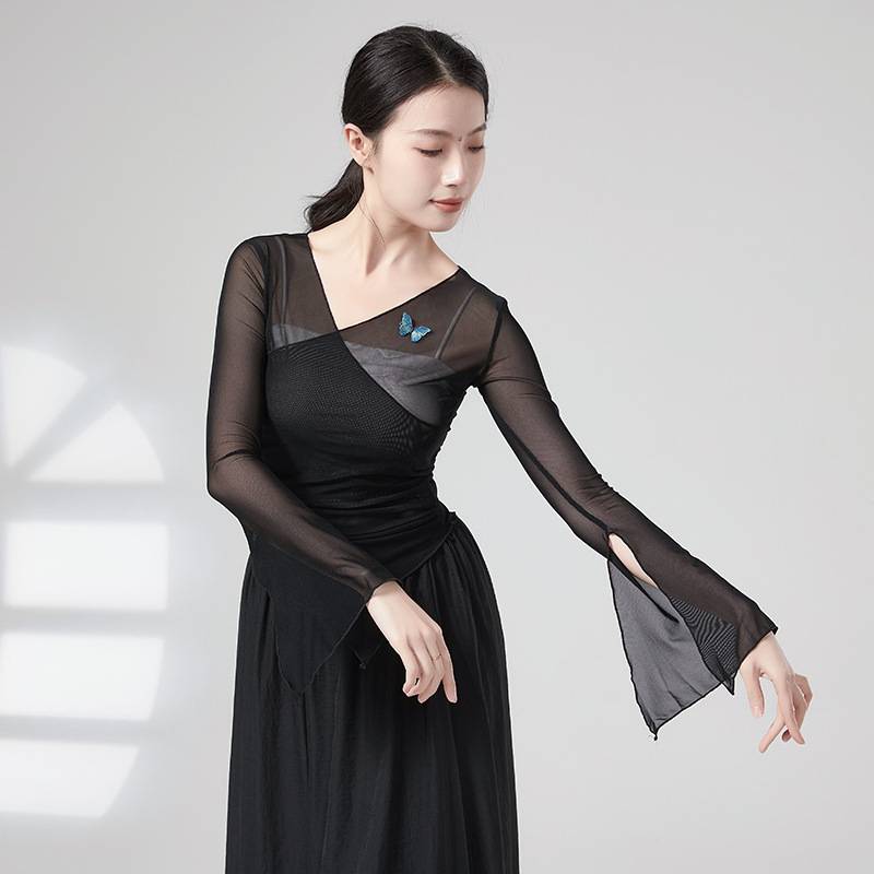 Classical Dance Body Rhyme Butterfly Mask Class Series Testing Practice Gonggui Chinese National Dance Clothing Girls