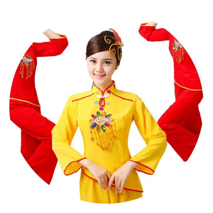 Yangge service women's suits new middle -aged and elderly fan performance dance performance dance