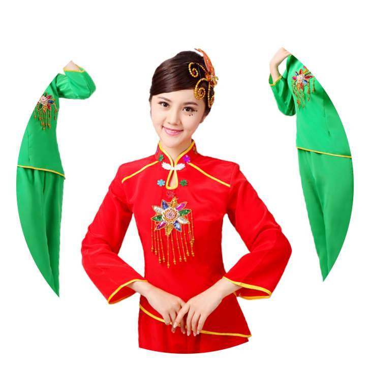 Yangge service women's suits new middle -aged and elderly fan performance dance performance dance
