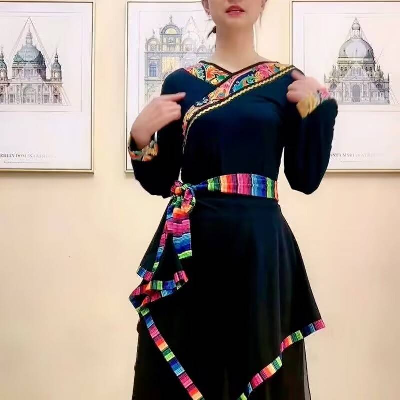 Women's small apron, waist, short national dance skirt, skirt, Square Dance Tibetan dance apron