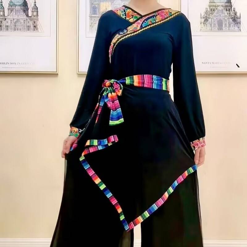 Women's small apron, waist, short national dance skirt, skirt, Square Dance Tibetan dance apron
