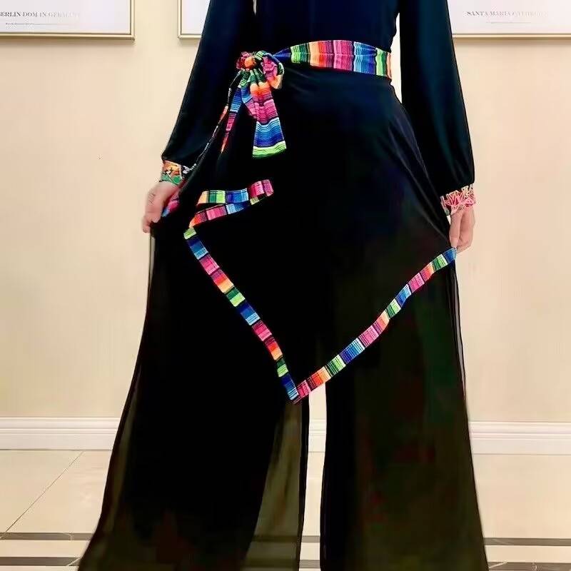 Women's small apron, waist, short national dance skirt, skirt, Square Dance Tibetan dance apron