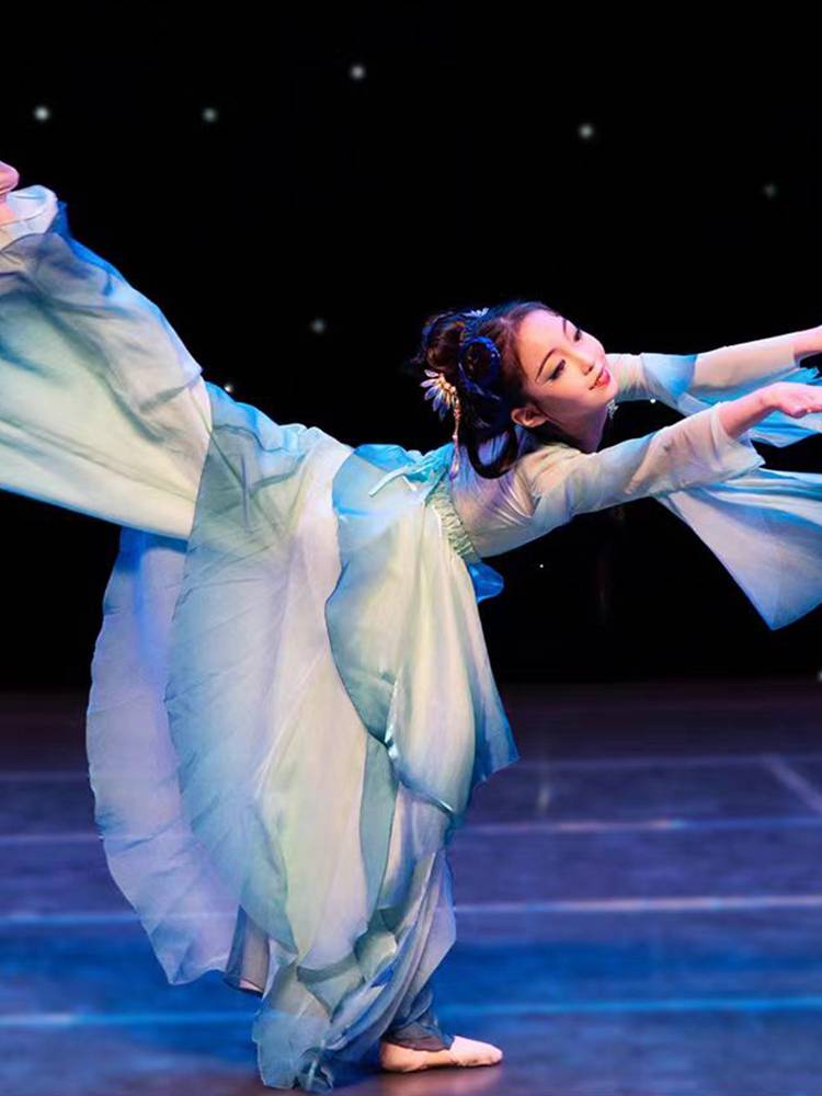 Xianqi Jiu Ge Mountain Ghosts Performance Services Girls' National Dance Clothing Clothing Chengqi Children's Classical Dance Performance Clothing