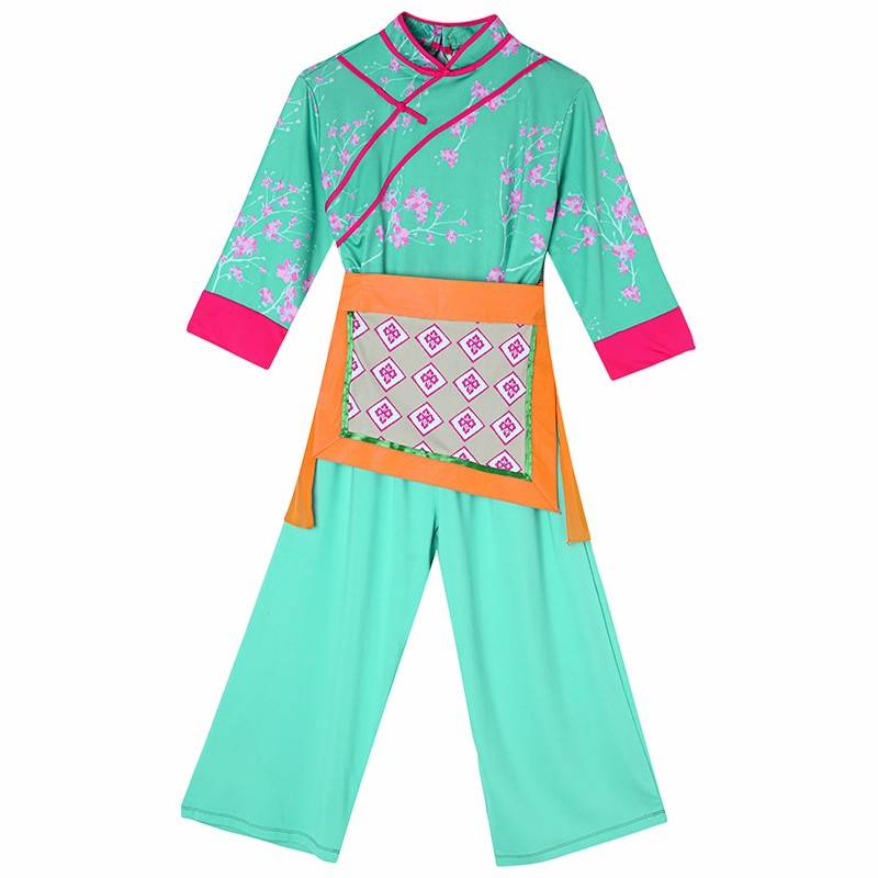 Square dance clothing new set of Yangge clothing tea picking dance performance performance clothes ethnic dance dance dance women