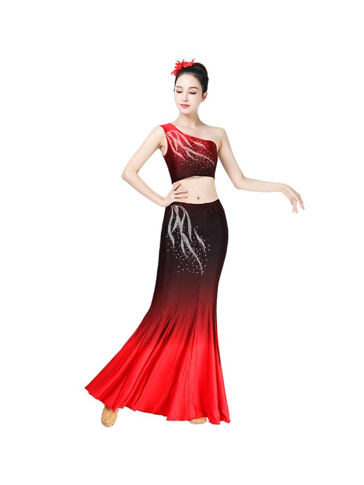 Dai Peacock Dance Performance Services National Dance Adult Slim Skirt Performance Skirt Practice Getting Examination Students