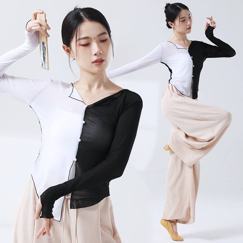 Classical dance dance clothing female body rhymes, gauze fairy, elegant Chinese dance exercise table acting, admitted to the jacket autumn