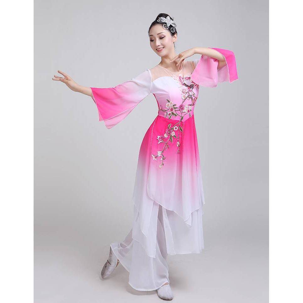 Classical Dance Performance Servant Female Permanent Chinese Style National Dance Fan Dance Dance Clothing Adult Square Dance Set new