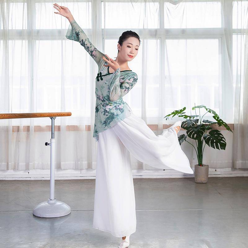 2020 Classical Dance Practice Services Fun Sleeve Performance Performance Server Women's National Dance Rhyme Dance Dance Dance Customization
