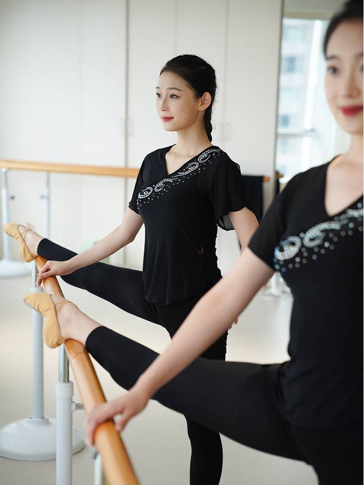 Classical Dance Modern Dance Body Rhyme Performance Services Female Women's Gauze Ocean Yangge National Dance Girl