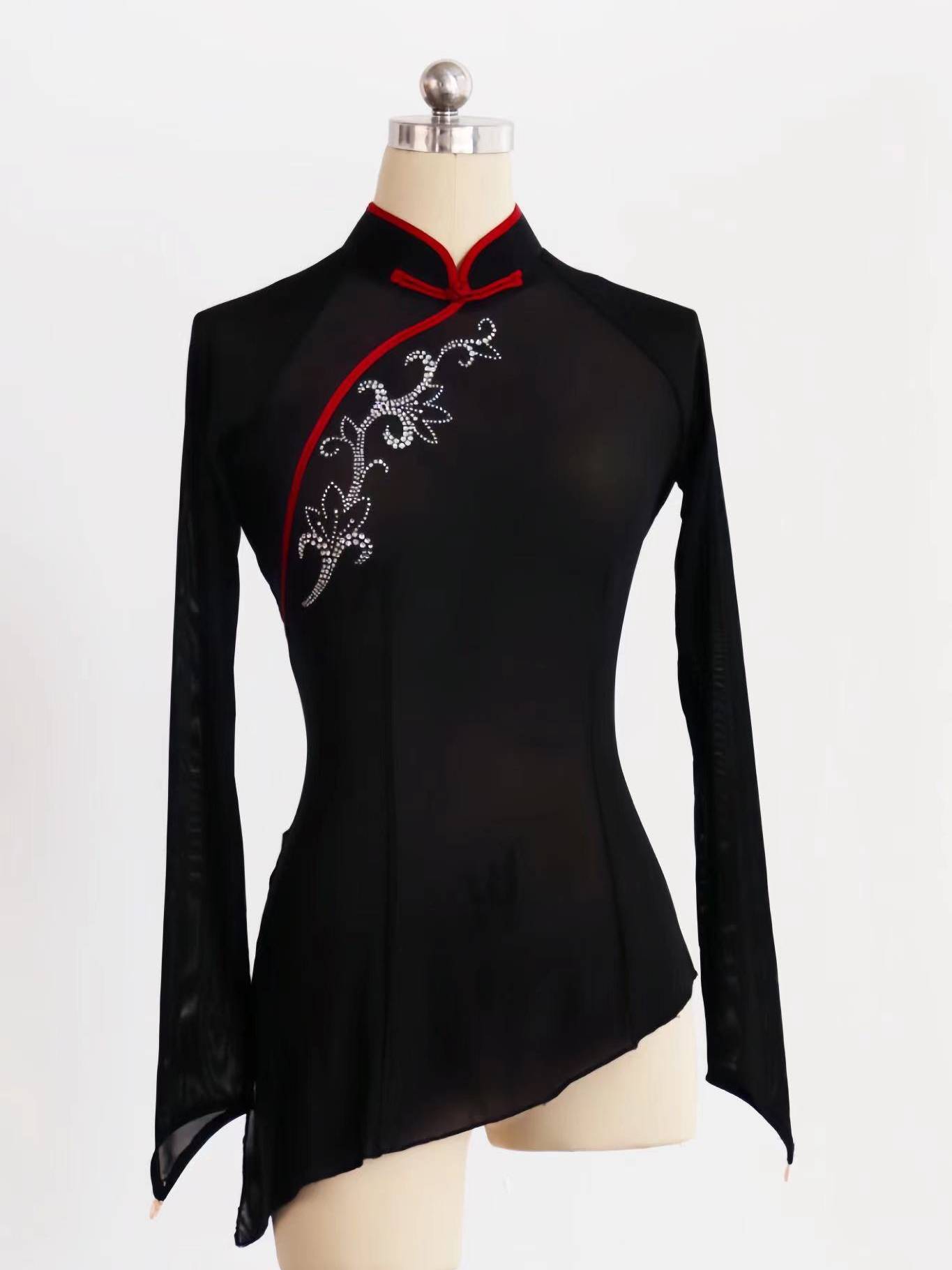 Chinese classical dance body rhymes, women's national dance gauze, elegant Jiaozhou Yangge dance performance service