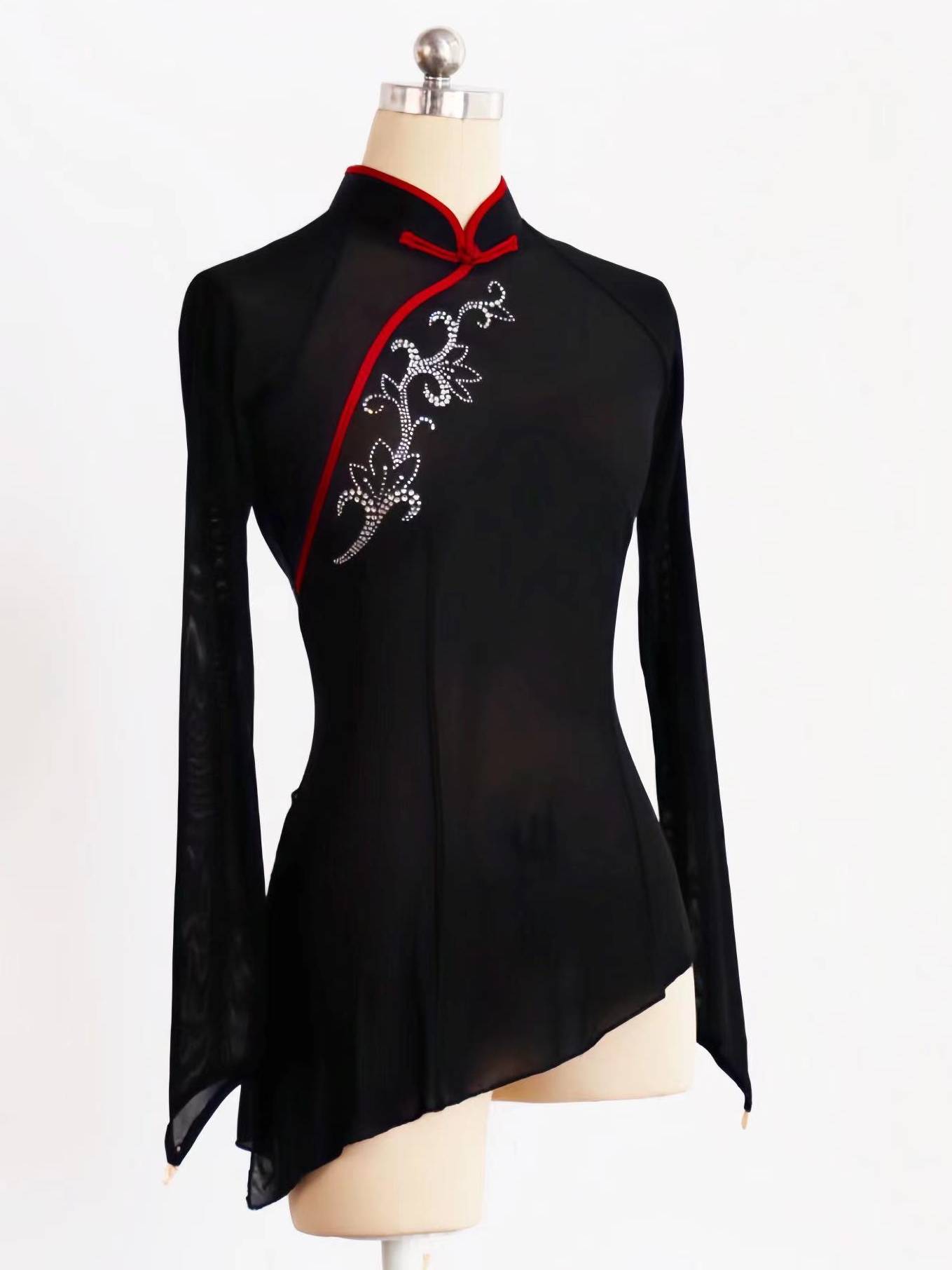 Chinese classical dance body rhymes, women's national dance gauze, elegant Jiaozhou Yangge dance performance service