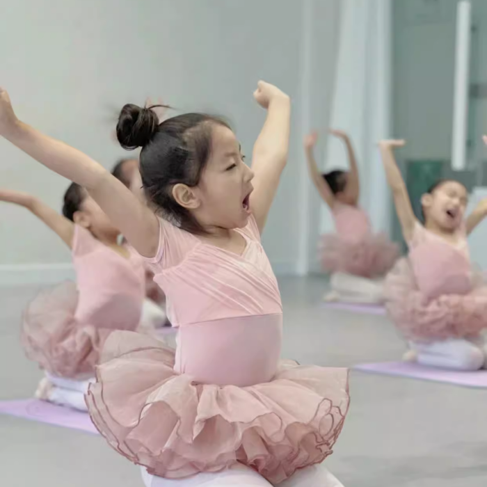 New summer children's dance service girl suspender practice service children's ballet national Chinese dance test -level body skirt