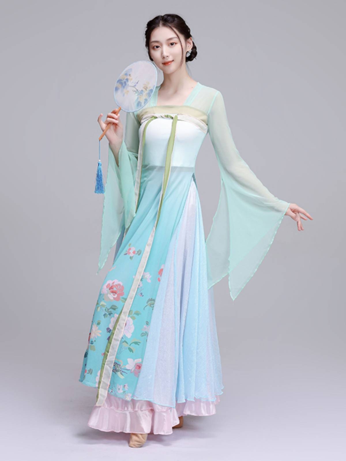 Classical dance service female elegant and ancient style practice new art test shows the national Chinese dance body rhyme dance gauze
