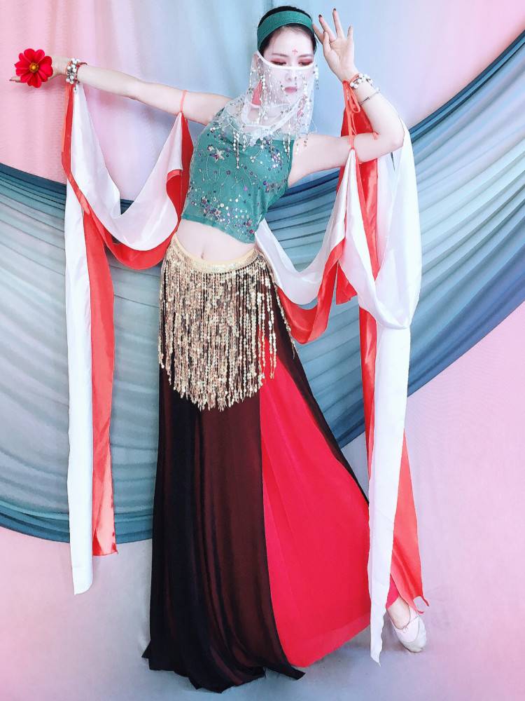 The new summer flying sky classical dance performance service young children's nation Dunhuang dance watch acting children's Indian dance clothing