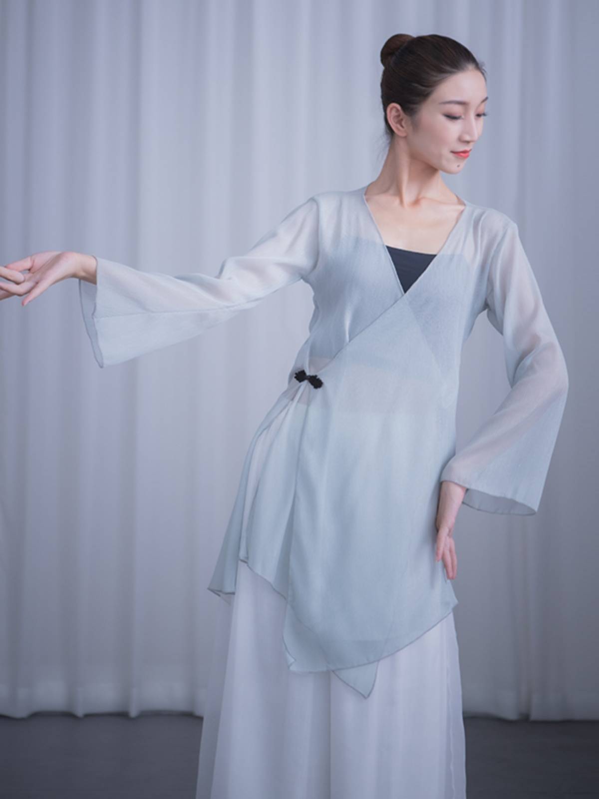 Classical dance exercise female Zen clothes national dance dance dance dance dance dance, elegant Han Tangji training suit