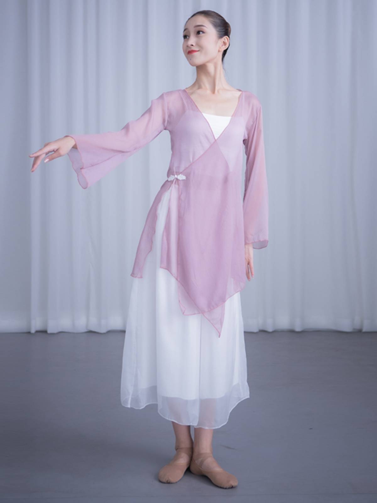 Classical dance exercise female Zen clothes national dance dance dance dance dance dance, elegant Han Tangji training suit