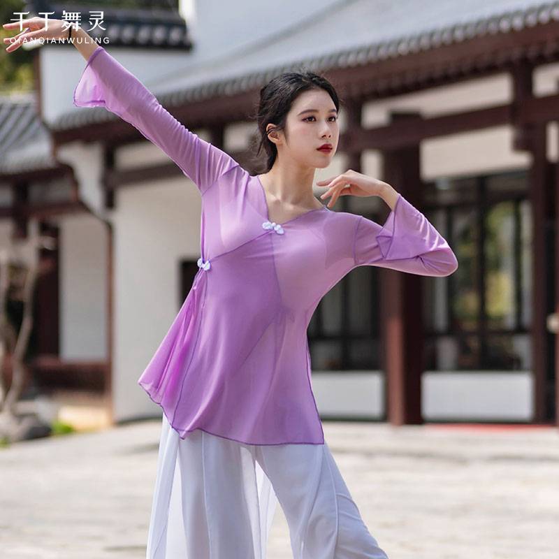 Classical dance body rhyme gauze elegant dance practice service Chinese style female ethnic ballet net yarn modern dance performance service