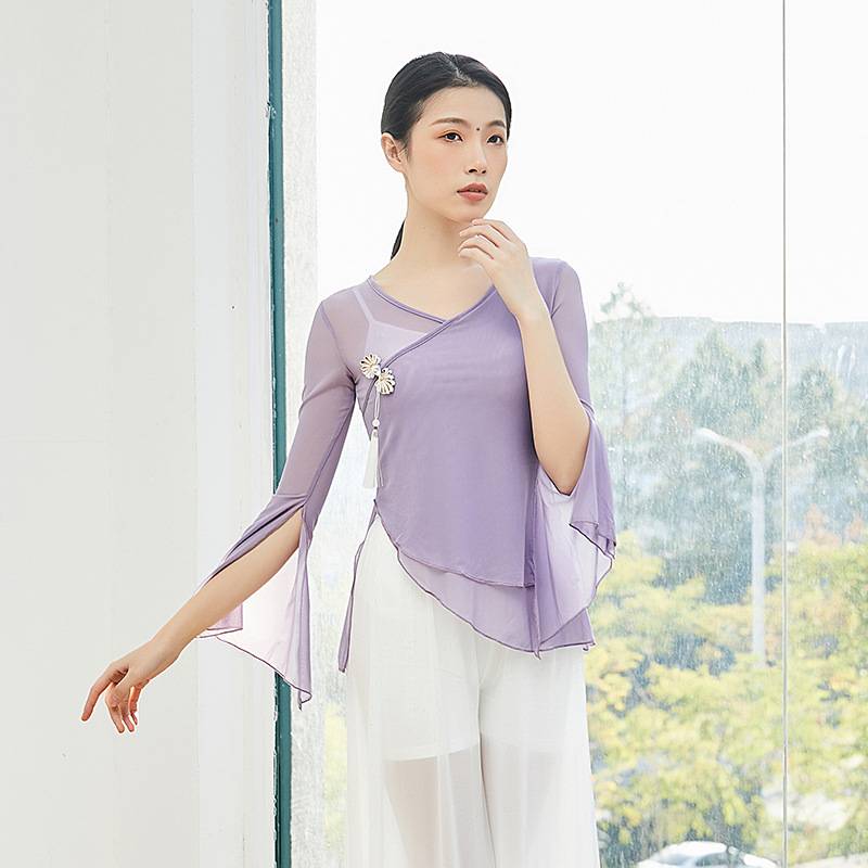 Classical dance body rhymes, gonggong clothes, female spring and summer gauze, national dance, top of the art, the immortal elegant dance clothing