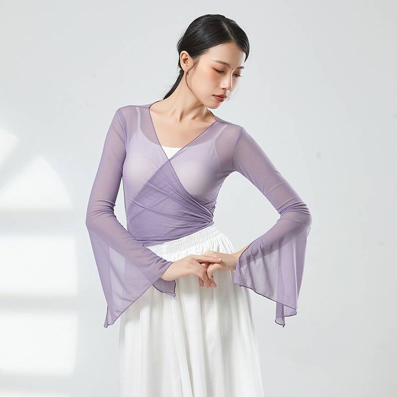 Classical dance yarn Chinese dance dance practice service female body rhyme top national dance performance