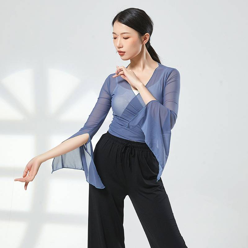 Classical dance yarn Chinese dance dance practice service female body rhyme top national dance performance
