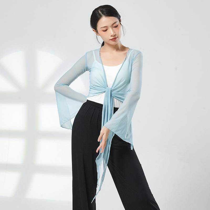 Classical dance yarn Chinese dance dance practice service female body rhyme top national dance performance
