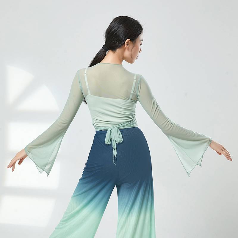 Classical dance yarn Chinese dance dance practice service female body rhyme top national dance performance