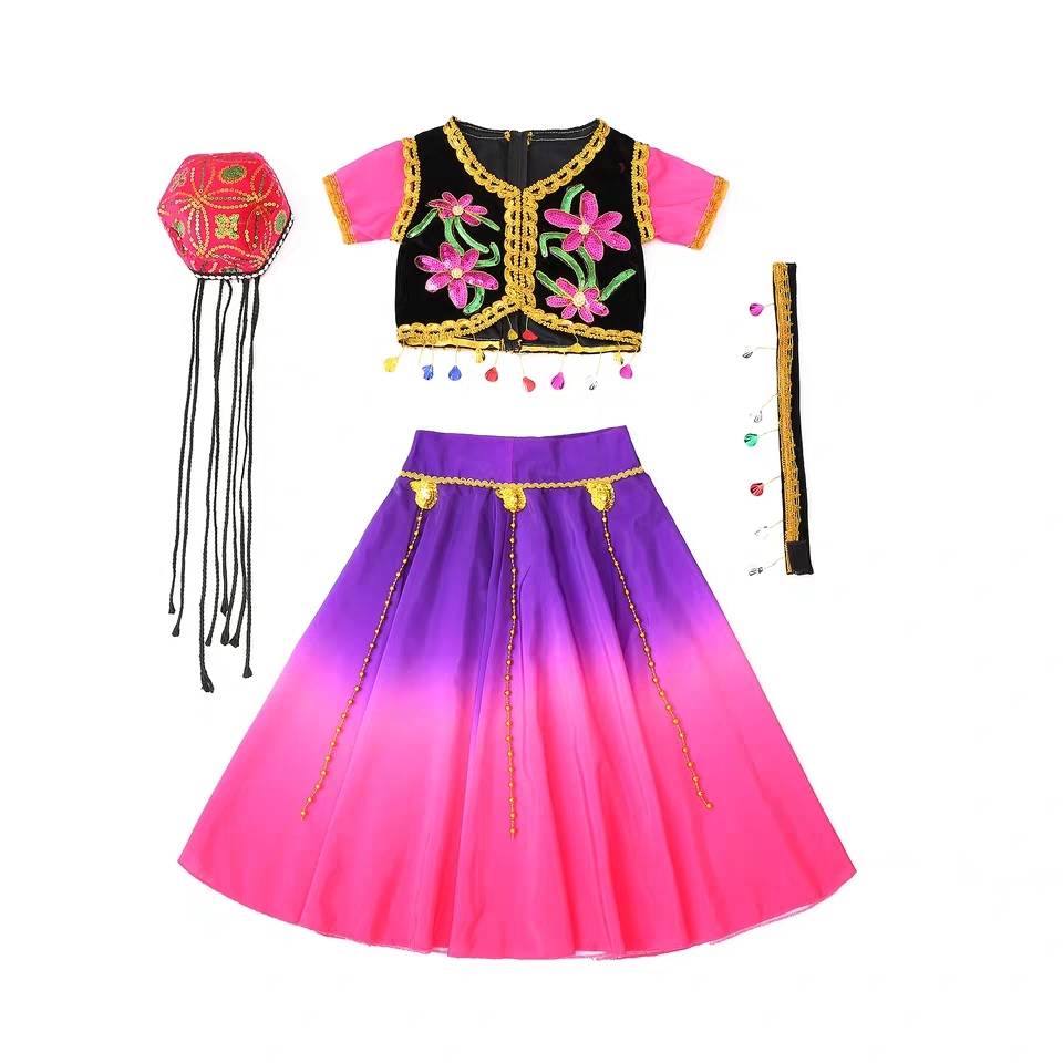 56 ethnic children's Victoria ethnic minority clothing men and women, Zhuang Miao performances, Tibetan Mongolian dance
