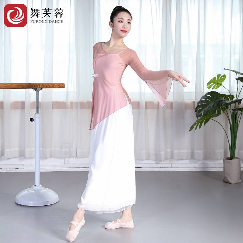 Classical dance service female elegant practice service art test shows the national Chinese dance body rhyme dance dance gauze suit